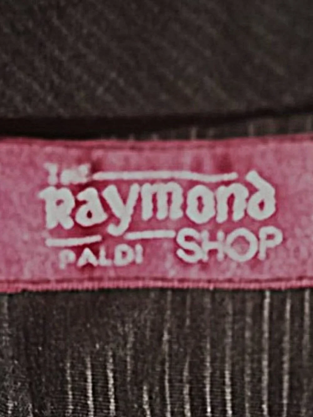 Raymond Paldi Men Grayish Brown Pinstripe 2 Piece Slim Fit Suit   46R